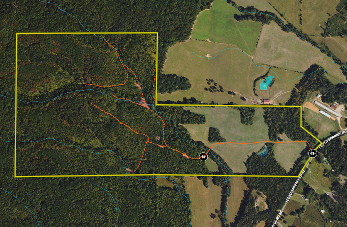 Aerial Map - Floyd 239 Ac