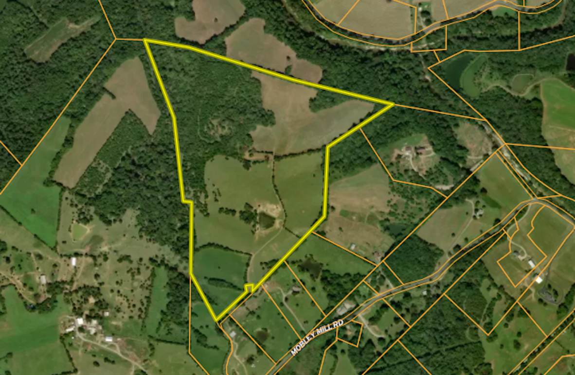 Remington carlson 65 acre coxs creek aerial 1