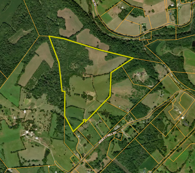 Remington carlson 65 acre coxs creek aerial 1