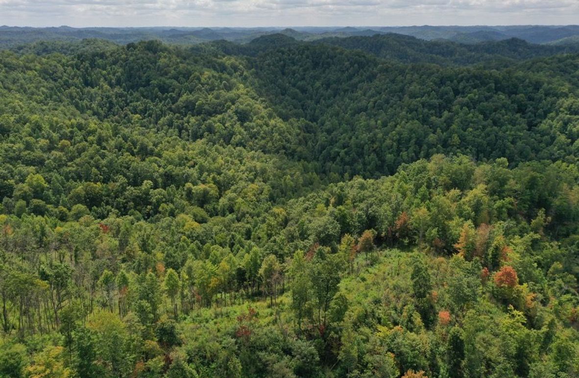 002 aerial drone shot from the northcentral part of the property looking south