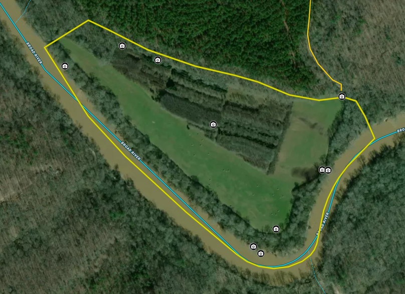 Elbert county 43.97 acres map
