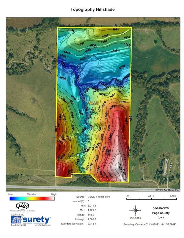 TOPOGRAPHY HILLSHADE