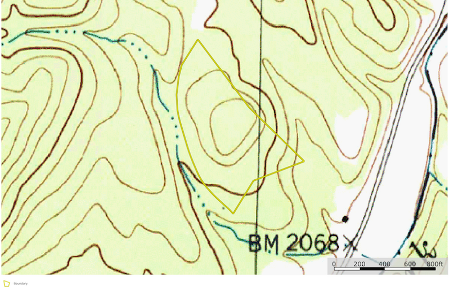 Pend Co WV 12.86 Shaffer map 2 topo