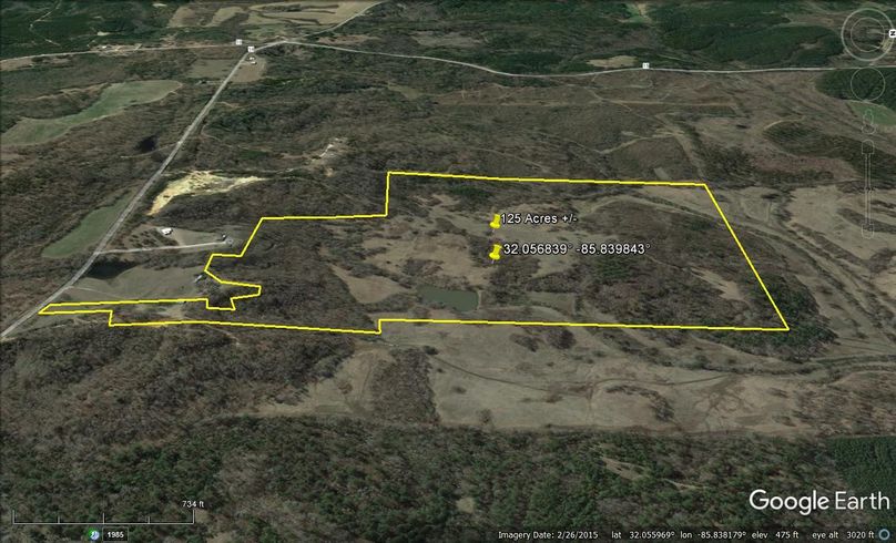 Aerial #5 Approx. 125 Acres Bullock County, AL