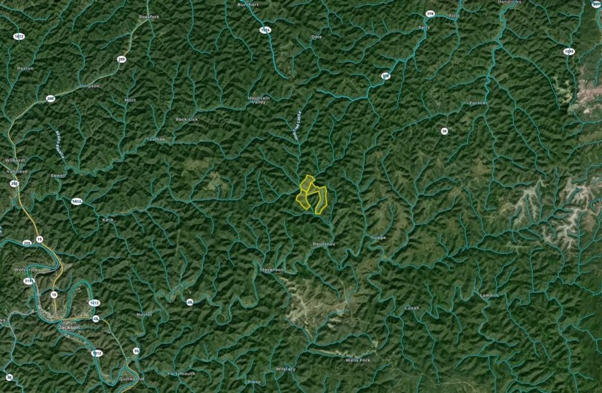 035 Breathitt 361 Land ID map zoomed out