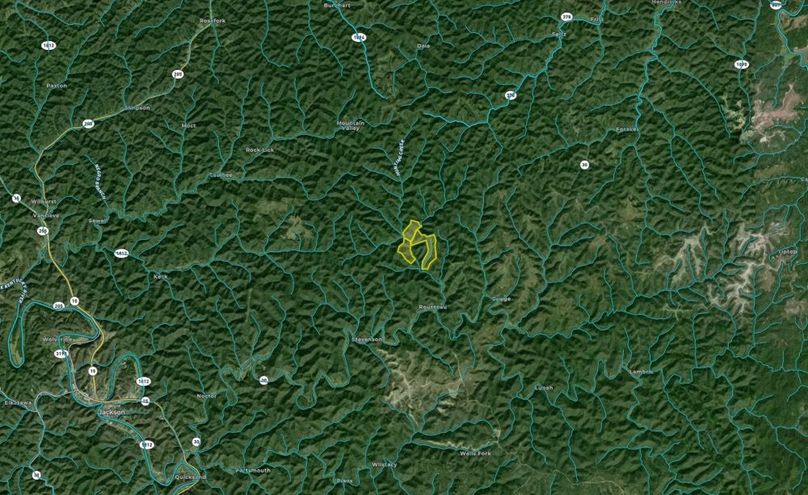 035 Breathitt 361 Land ID map zoomed out