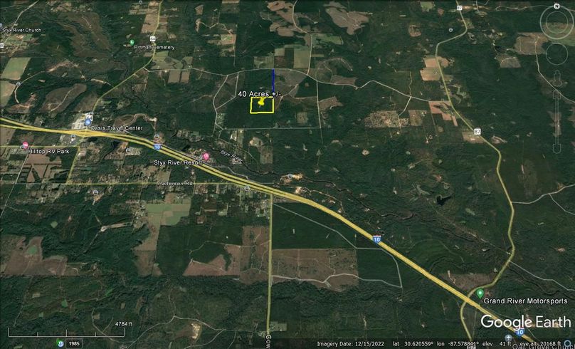 Aerial #6 Approx. 40 Acres Baldwin County, AL