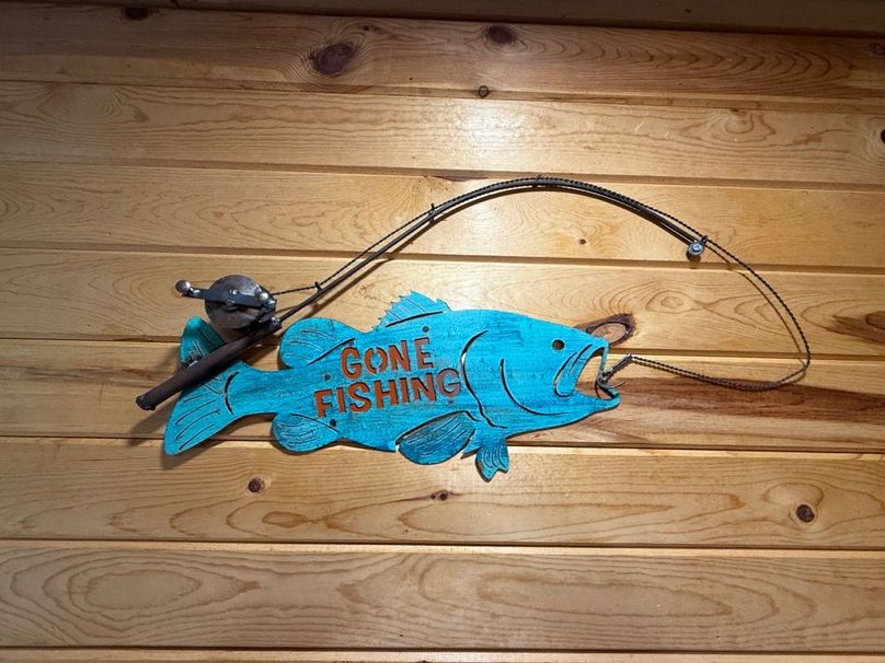 062 this sign speaks volumes, maybe its time you check out and are _Gone Fishing_