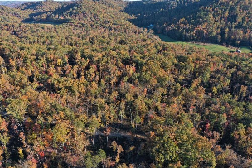 017 aerial drone shot from the middle of the property looking south