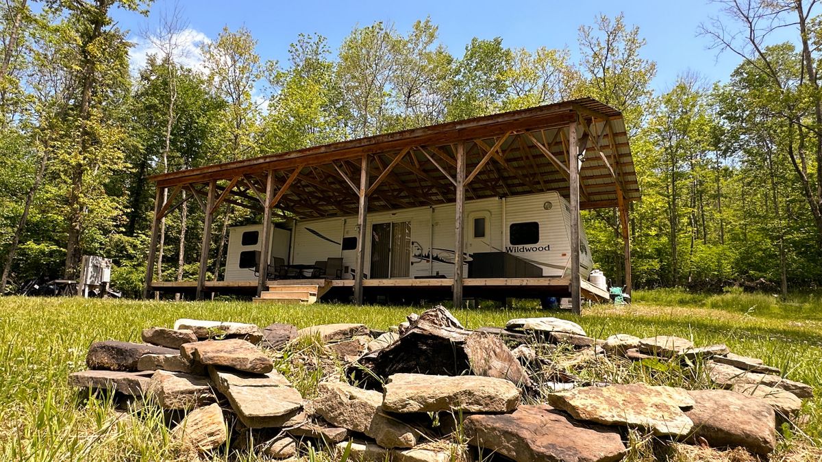 Quiet Picturesque Recreational Property With Cabin And Camper Near