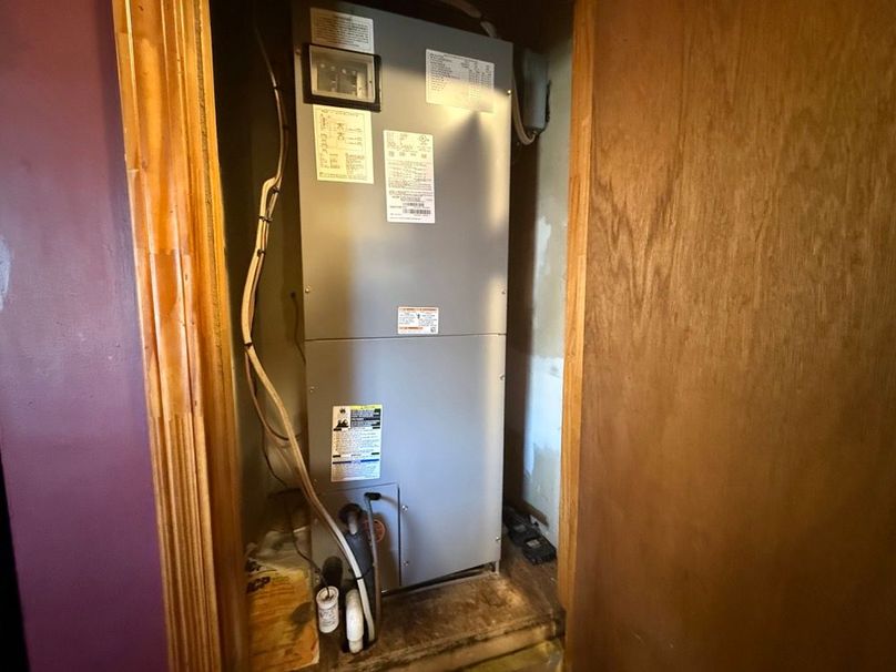 018 the inside air handler for the central heat_air in the utility room