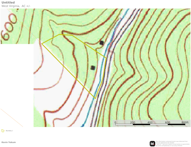 Rand Co WV 5.3 house Isenhart Jr. map 2 topo