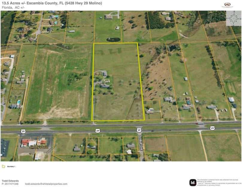 Aerial #1 Approx. 13.5 Acres Escambia, FL copy