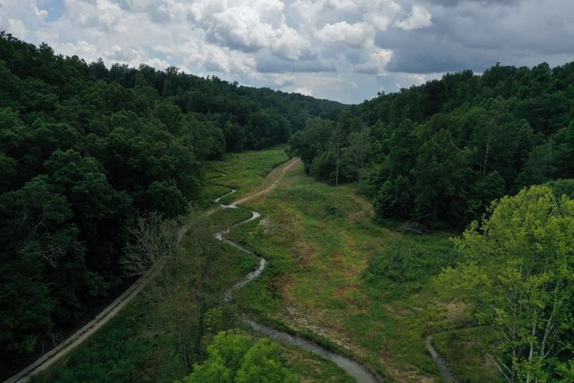 007 aerial drone view near the entrance at the north boundary