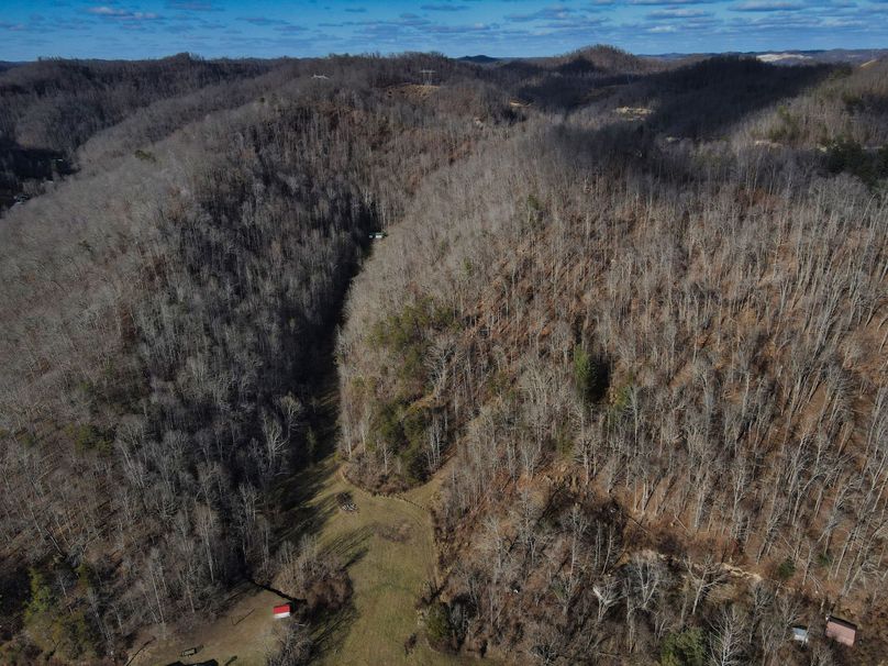 036 aerial view looking over the property from the south