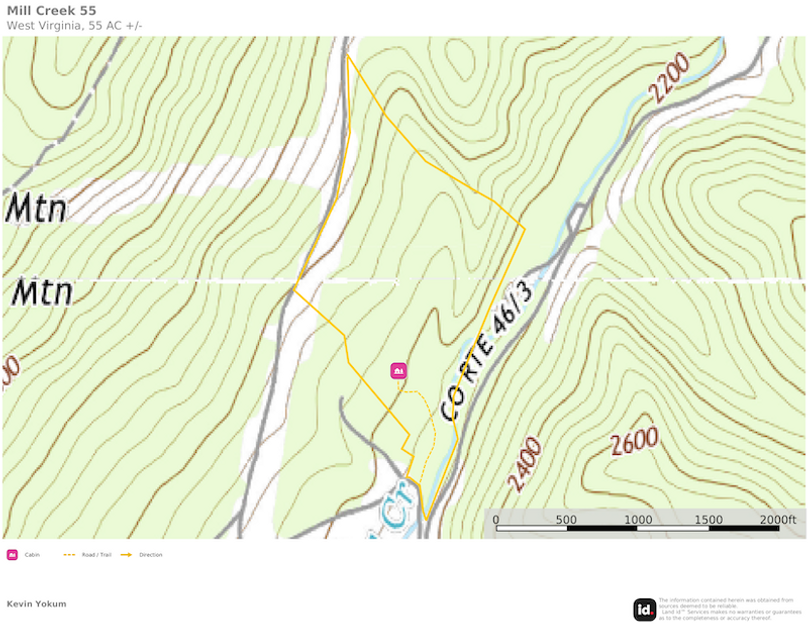 Rand Co WV 52.06 JJ Lands map 2 topo