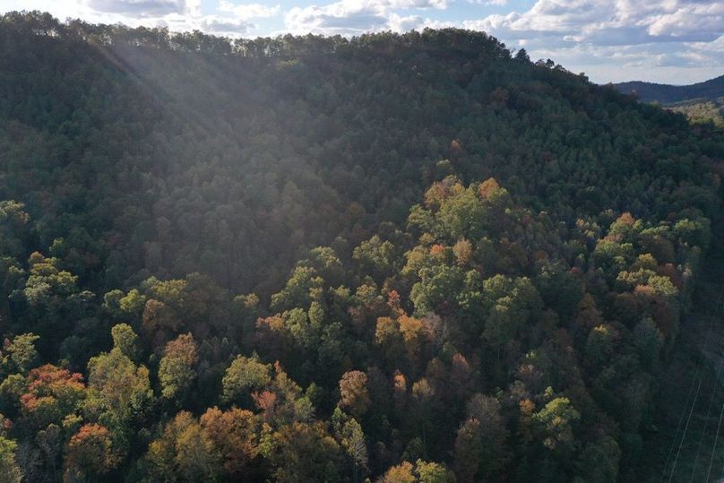 010 aerial drone view from the east boundary looking to the west along the high ridge