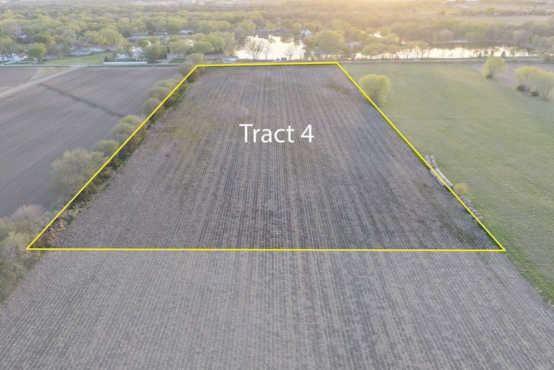 0 Tract 4. (Below hay bales is white bucket
