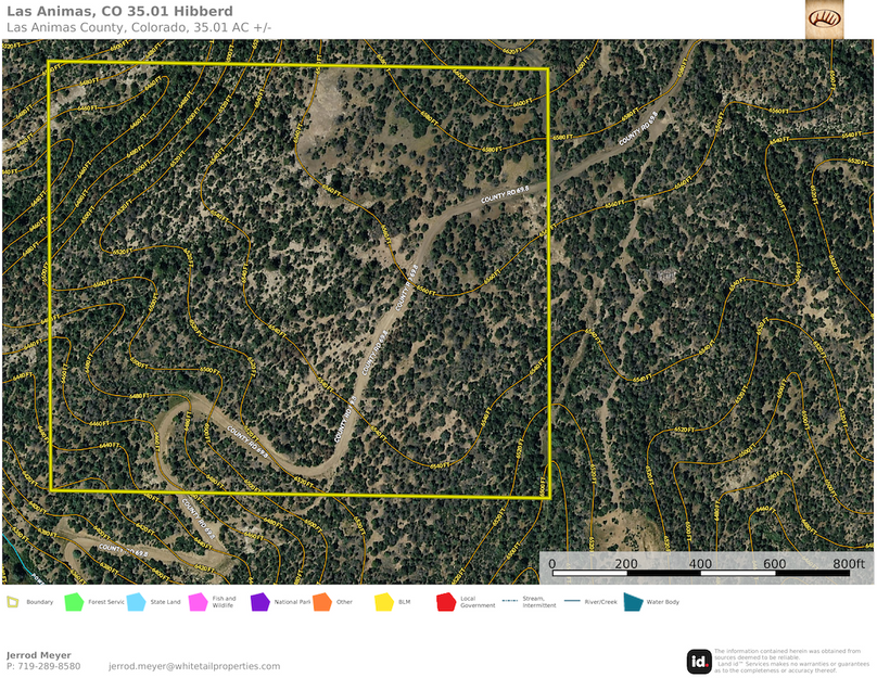 Las Animas, CO 35.01 Hibberd Topo
