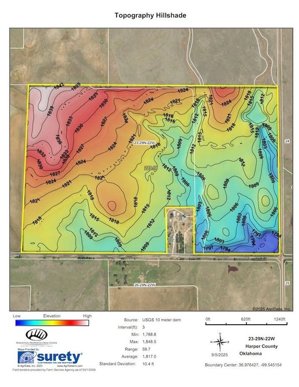 Harper OK Crawford 230.2 Hillshade