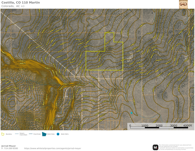 Costilla, CO 110 Martin Topo