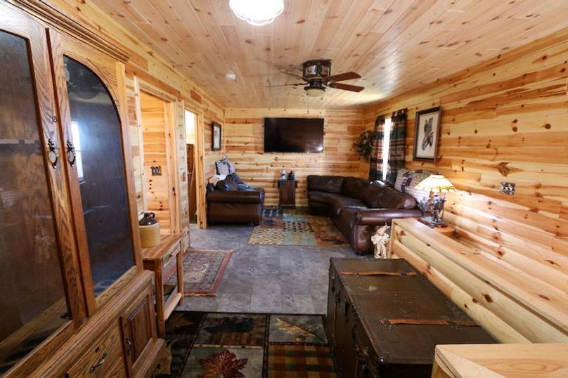 039 view of the open space area on the second floor from the landing which is plumbed for a future bathroom