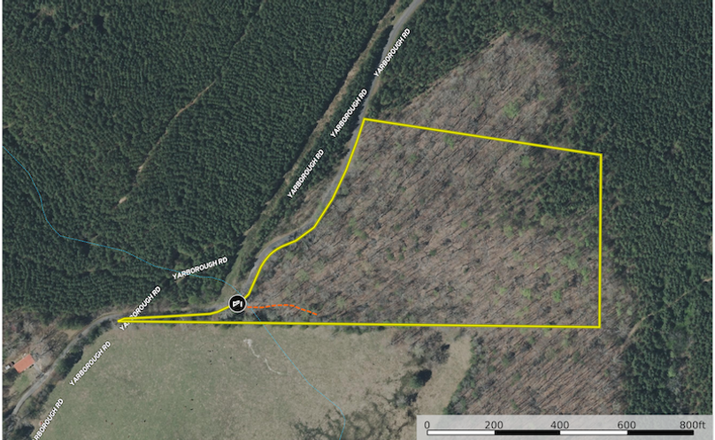 Aerial Map - Chattooga 12.27 Ac.
