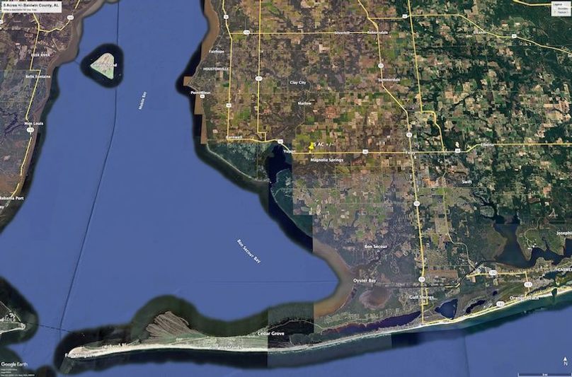 Aerial #5 Approx. 5 Acres Baldwin County, AL
