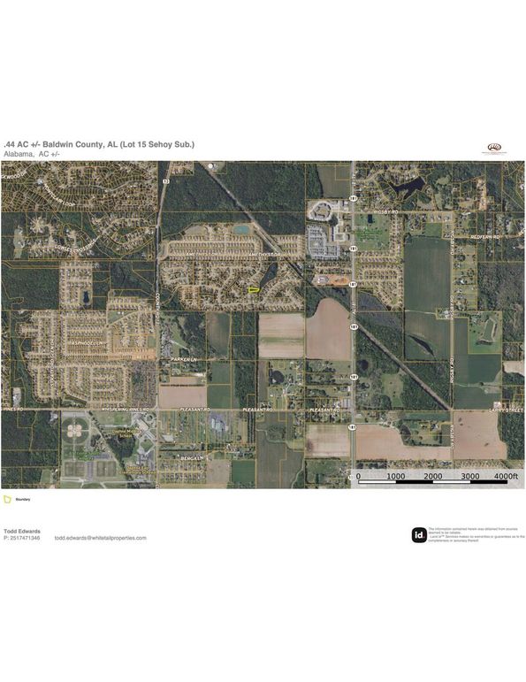 Aerial #3 Approx. .44 Acres Baldwin County, AL
