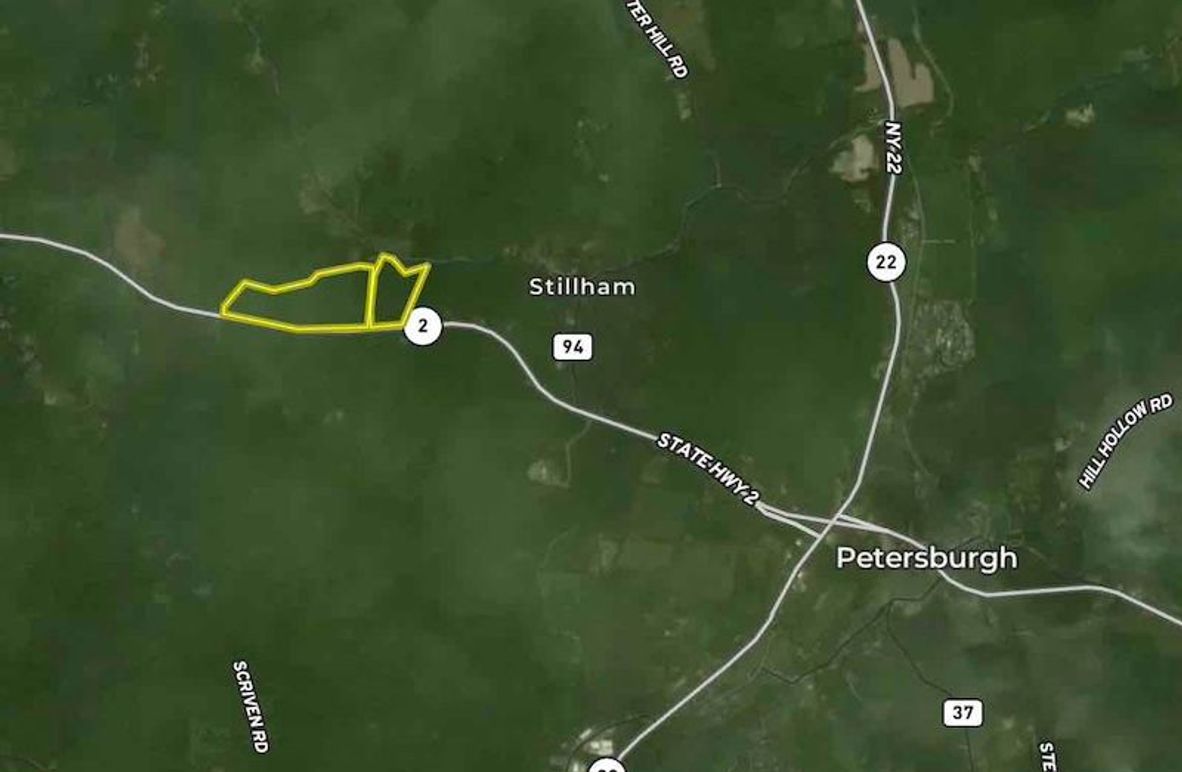 Rensselaer County 56.64 Bennett Wide Map