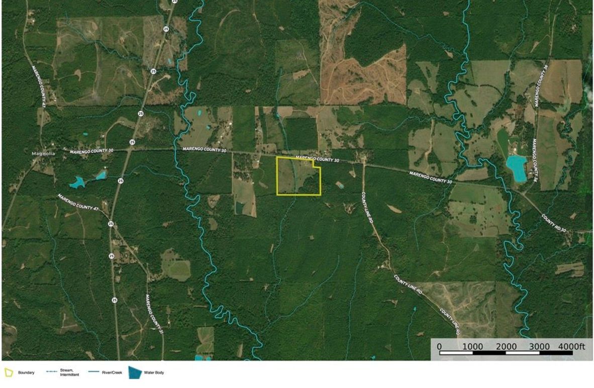 Aerial #2 Approx. 33 Acres Marengo County, AL