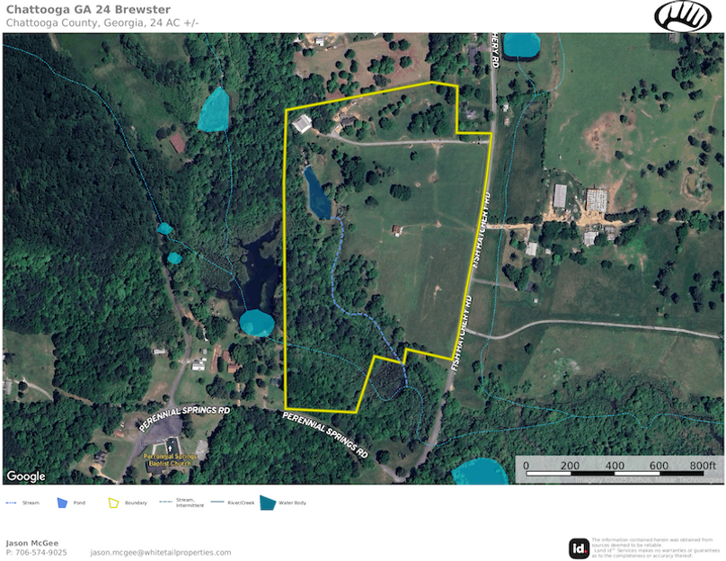 Aerial Map - Chattooga 24
