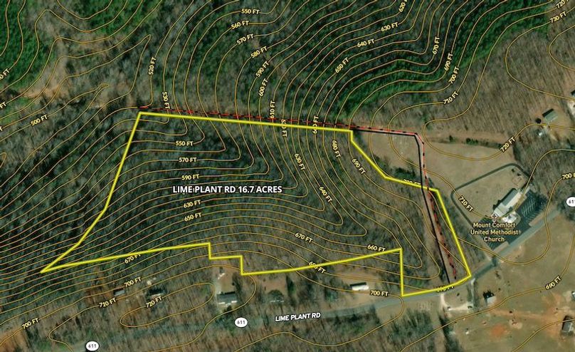 Appomattox VA 16.7 Contour Sobel