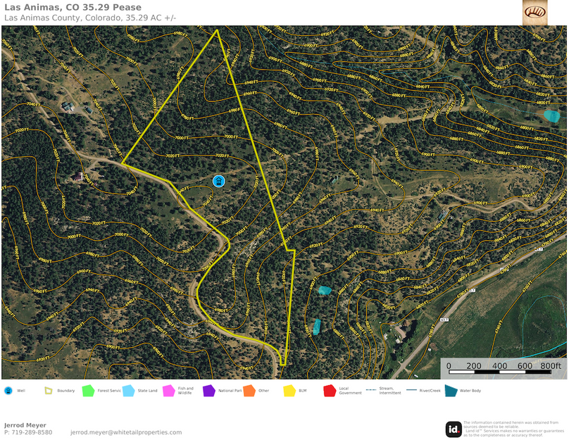 Las Animas, CO 35.29 Pease Topo