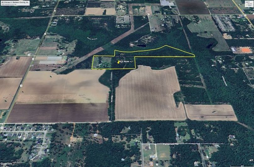 Aerial #3 Approx. 42.2 Acres Baldwin County, AL