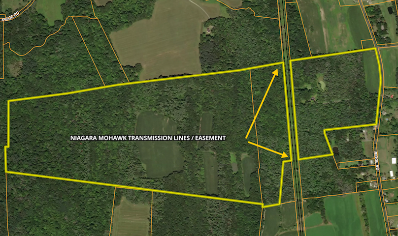 Columbia Co 213.53 Woodbury Farms LLC Easement map