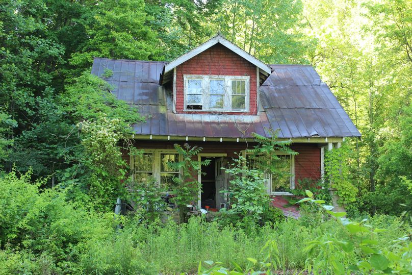 027 front view of the old home along the creek