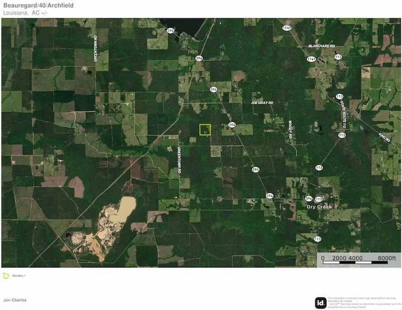 Bearegard, LA-40-Location