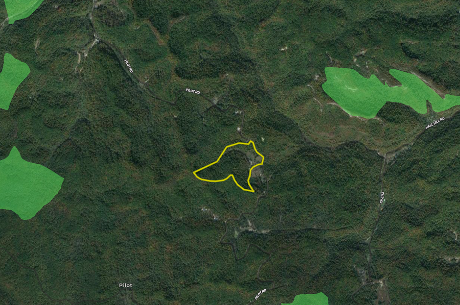 045 Powell 50 Land ID map zoomed out with National Forest