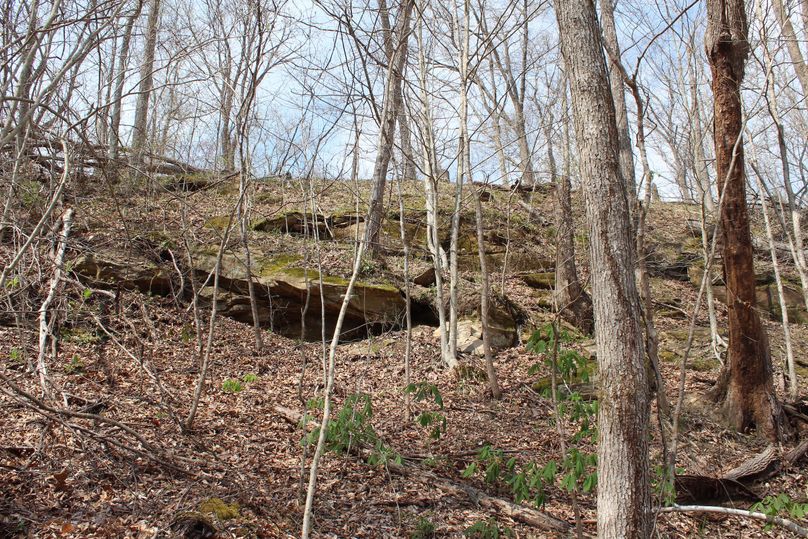 012 a rock face up along the northwest corner of the property