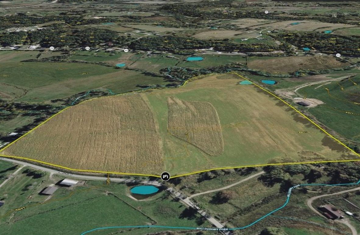 015 Montgomery 53 Land ID map zoomed in 3D viewed from the west boundary