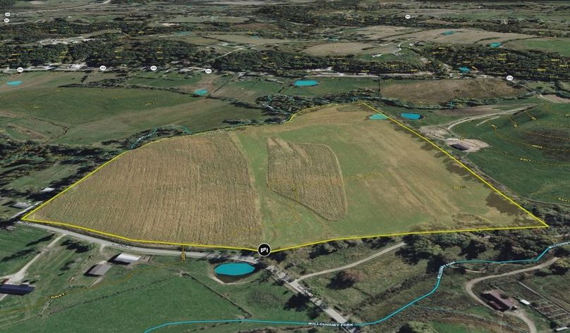 015 Montgomery 53 Land ID map zoomed in 3D viewed from the west boundary