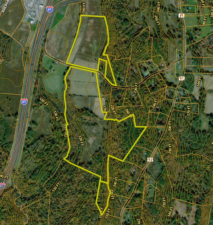GC 111.81 Zacek Contour lines map
