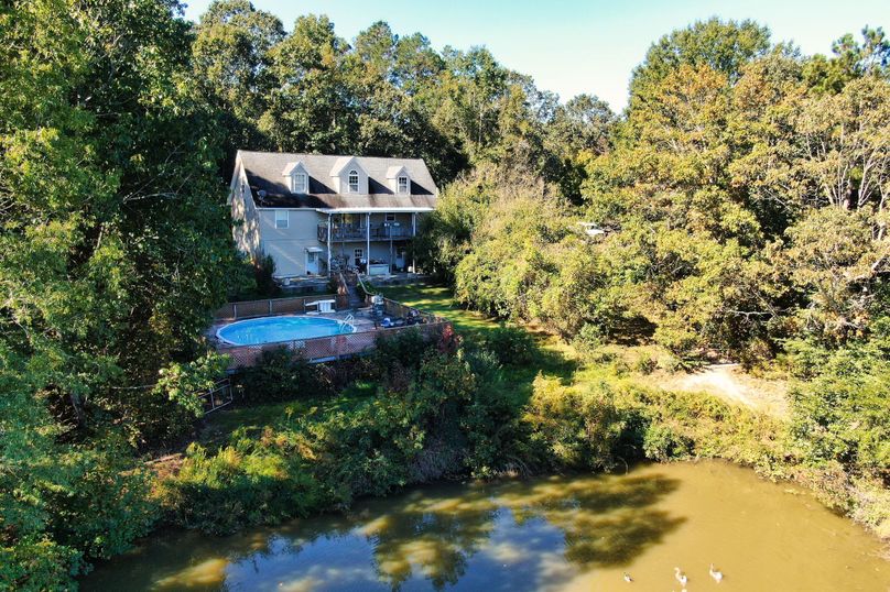 08 Drone View of Home Pool _ Pond