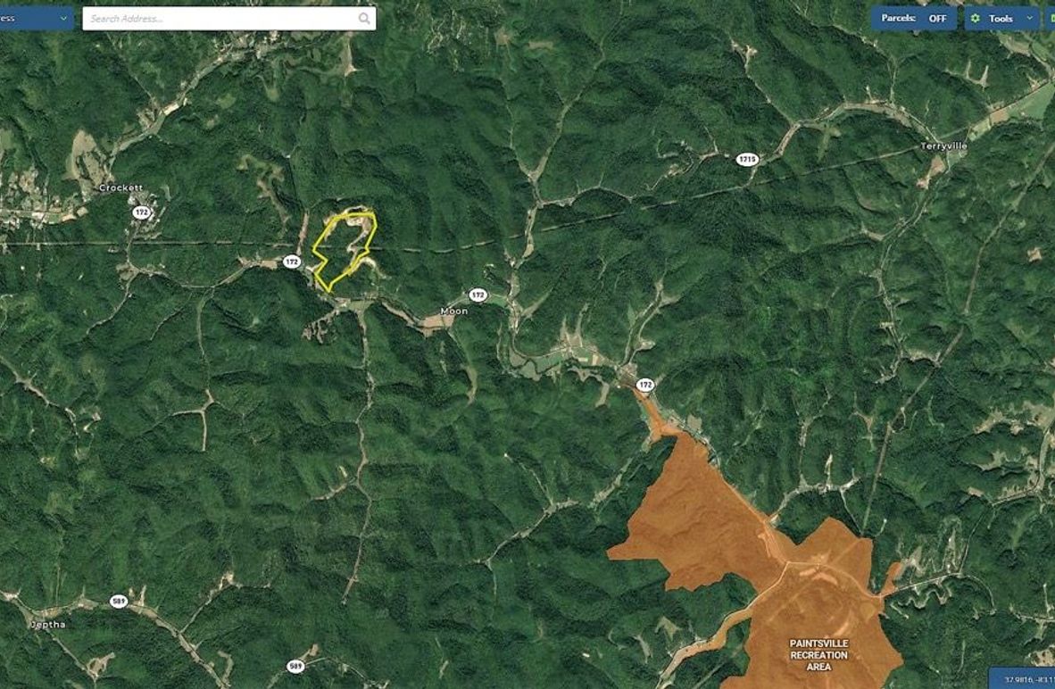 026 Morgan 85 Mapright aerial zoomed out with public land