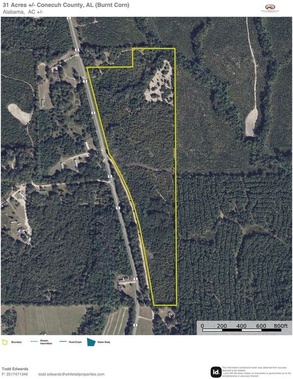 Aerial #1 Approx. 31 Acres Conecuh County, AL