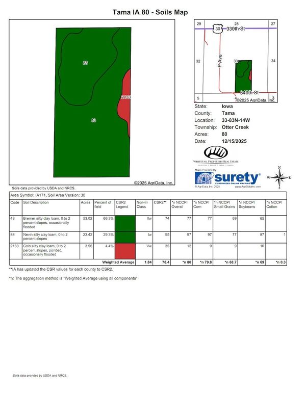 Tama_IA_80___Soils_Map
