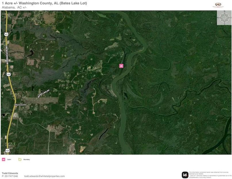 Aerial #3 Approx. 1 Acres Washington County, AL copy