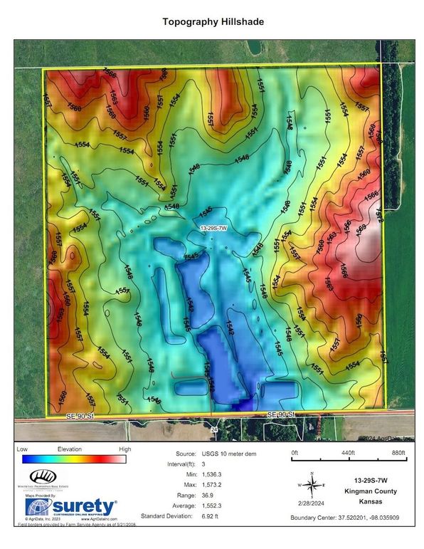 Kingman Cron 158 Hillshade