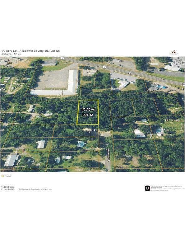 Aerial #1 Lot 12 Baldwin County, AL